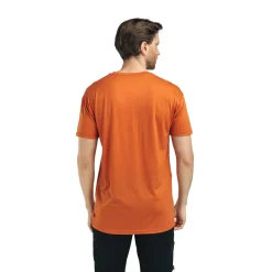 Best LightWoll 140 Classic Tee Antler, herre (Apricot Orange) Overdele·T-Shirts