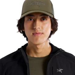 Online Arc'teryx Bird Word Trucker Curved Hat (Tatsu Forage) Dame Kasketter & Hatte|Kasketter & Hatte