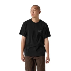 Outlet Arc'teryx Kragg SL Cotton Tee, herre (Black) Overdele·T-Shirts