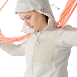 Discount Arc'teryx Squamish Hoody, dame (Arctic Silk) Dame Regntøj|Jakker·Overgangsjakke
