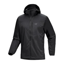 Clearance Arc'teryx Squamish Hoody, herre (Black) Jakker·Softshell|Jakker·Vindjakke