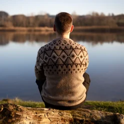 Best Gamborg Sweater, herre (Tan) Overdele·Striktrøjer & Sweaters