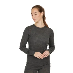 Outlet Hike Wool Blend Uldundertrøje, dame (Black) Dame Undertøj·Uldundertrøjer|Undertøj·Uldundertøj