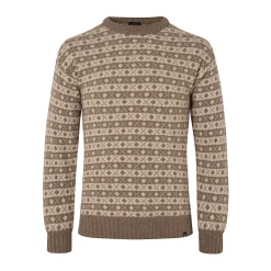 Best Hjelm Sweater, Herre (Camel Sand) Overdele·Striktrøjer & Sweaters