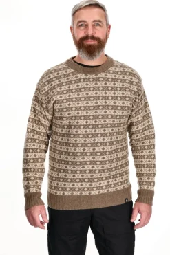 Best Hjelm Sweater, Herre (Camel Sand) Overdele·Striktrøjer & Sweaters