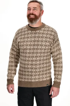 Best Hjelm Sweater, Herre (Camel Sand) Overdele·Striktrøjer & Sweaters