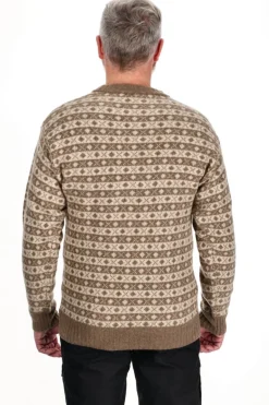Best Hjelm Sweater, Herre (Camel Sand) Overdele·Striktrøjer & Sweaters