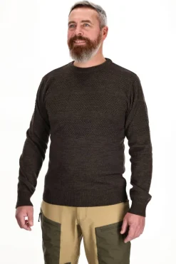 Sale North Sea Sweater, herre (Brown) Overdele·Striktrøjer & Sweaters