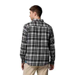 Clearance Cornell Woods Flannel LS, herre (BlackTartan) Overdele·Skovmandsskjorter