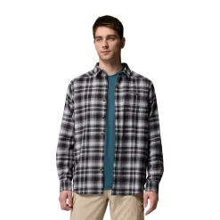 Clearance Cornell Woods Flannel LS, herre (BlackTartan) Overdele·Skovmandsskjorter