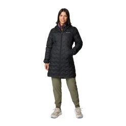 Discount Delta Ridge II Long Down dunfrakke, dame (Black) Dame Jakker·Overgangsjakke|Jakker·Dun- & Fiberjakker