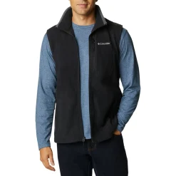 Online Fast Trek Fleece vest, herre (Black) Overdele·Veste