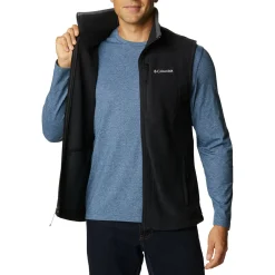 Online Fast Trek Fleece vest, herre (Black) Overdele·Veste