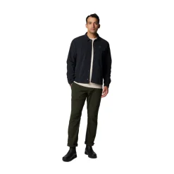 New Flare Gun Corduroy LS Skjorte, herre (Black) Overdele·Skjorter