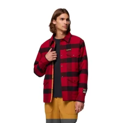 New High Cascades Shirt Jacket, herre (Red Dahlia) Overdele·Skjorter|Overdele·Skovmandsskjorter