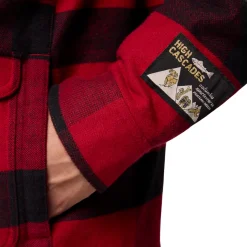 New High Cascades Shirt Jacket, herre (Red Dahlia) Overdele·Skjorter|Overdele·Skovmandsskjorter