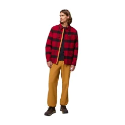 New High Cascades Shirt Jacket, herre (Red Dahlia) Overdele·Skjorter|Overdele·Skovmandsskjorter
