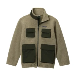 Hot Jasper Ridge Fleece, junior (Stone Green, Greenscape) Børn Trøjer & T-Shirts