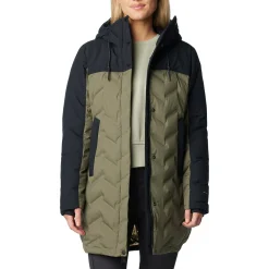 Online Mountain Croo III Mid Down dunjakke, dame (Stone Green Black) Dame Jakker·Overgangsjakke|Jakker·Dun- & Fiberjakker