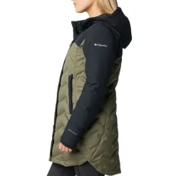 Online Mountain Croo III Mid Down dunjakke, dame (Stone Green Black) Dame Jakker·Overgangsjakke|Jakker·Dun- & Fiberjakker