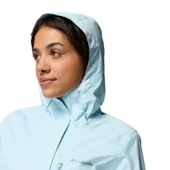 Clearance Pouring Adventure regnjakke, dame (Marine Light) Dame Regntøj|Jakker·Regnjakker