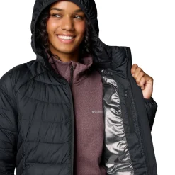 Outlet Powder Lite II Mid Vinterjakke, dame (Black) Dame Jakker·Vindjakke|Jakker·Dun- & Fiberjakker