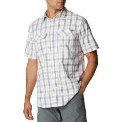 Clearance Silver Ridge Lite Plaid skjorte SS, herre Overdele·Skjorter