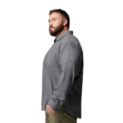 Hot Silver Ridge Utility II LS Skjorte, herre (City Grey) Overdele·Skjorter