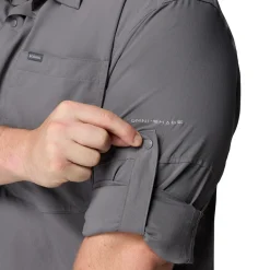 Hot Silver Ridge Utility II LS Skjorte, herre (City Grey) Overdele·Skjorter