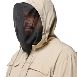 Discount Skien Valley Hooded LS Sommer- og myggejakke, herre (Acient Fossil) Jakker·Overgangsjakke