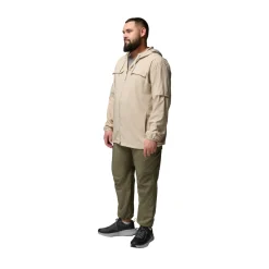 Discount Skien Valley Hooded LS Sommer- og myggejakke, herre (Acient Fossil) Jakker·Overgangsjakke
