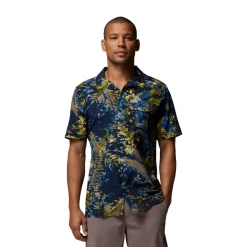 Online Tech Trail Utility Printed Shirt, herre (Mountain Blue) Overdele·Skjorter