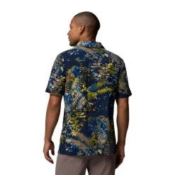 Online Tech Trail Utility Printed Shirt, herre (Mountain Blue) Overdele·Skjorter