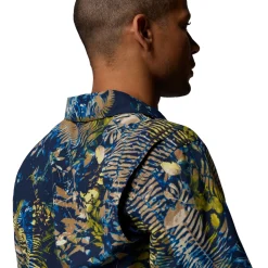 Online Tech Trail Utility Printed Shirt, herre (Mountain Blue) Overdele·Skjorter