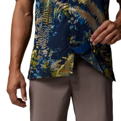 Online Tech Trail Utility Printed Shirt, herre (Mountain Blue) Overdele·Skjorter