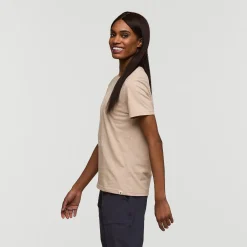 Cotapaxi Llama T-shirt, dame (Oatmeal) Dame Overdele·T-Shirts & Toppe