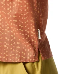 Hot Afuera Button Up Shirt, dame (Shimmer Cantaloupe) Dame Overdele·Skjorter