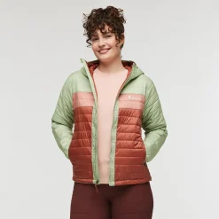 Capa Insulated Hooded jakke, dame (Green Tea) Dame Jakker·Overgangsjakke|Jakker·Vindjakke