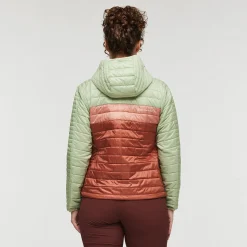 Capa Insulated Hooded jakke, dame (Green Tea) Dame Jakker·Overgangsjakke|Jakker·Vindjakke