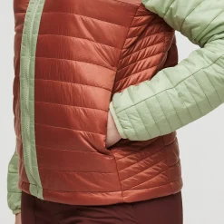 Capa Insulated Hooded jakke, dame (Green Tea) Dame Jakker·Overgangsjakke|Jakker·Vindjakke