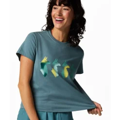 Sale Cuatro Bitmap T-shirt, dame (Everglade) Dame Overdele·T-Shirts & Toppe