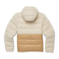 New Fuego Max Down Hooded Dunjakke, dame (Cream and Khaki) Dame Jakker·Dun- & Fiberjakker