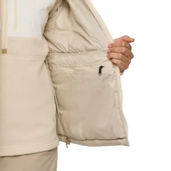 New Fuego Max Down Hooded Dunjakke, dame (Cream and Khaki) Dame Jakker·Dun- & Fiberjakker