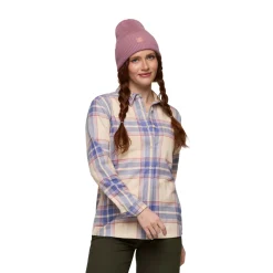 Quedo Flannel Skjorte, dame (Cream) Dame Overdele·Skovmandsskjorter|Overdele·Skjorter