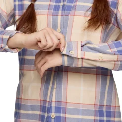 Quedo Flannel Skjorte, dame (Cream) Dame Overdele·Skovmandsskjorter|Overdele·Skjorter
