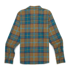 Clearance Quedo Flannel skjorte, herre (Live Oak Plaid) Overdele·Skjorter|Overdele·Skovmandsskjorter