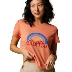 Sale Sunset Embers T-shirt, dame (Grapefruit) Dame Overdele·T-Shirts & Toppe