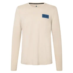 Clearance DDS x Saysky Pace Long Sleeve løbetrøje (Beige Melange) Dame Det Danske Spejderkorps ›|Overdele·T-Shirts & Toppe