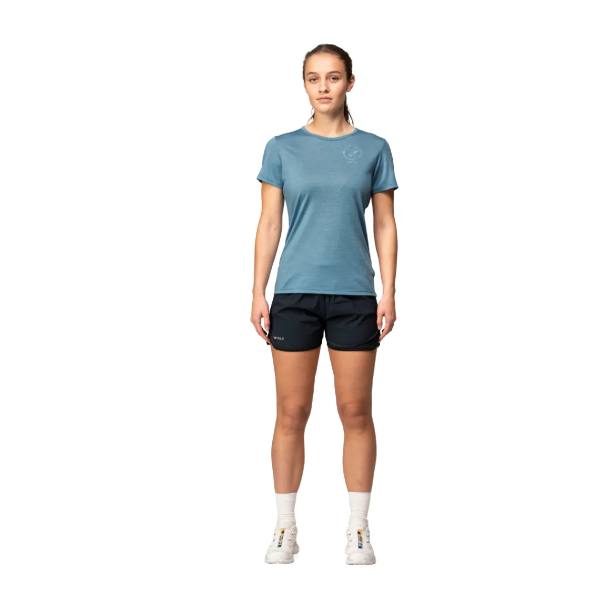 Best Active Merino 130 Spring T-shirt, dame (Skyblue) Dame Overdele·T-Shirts & Toppe