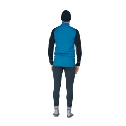 Outlet Duo Active Merino 205 Zip Neck, herre (Blue Ink) Overdele·T-Shirts